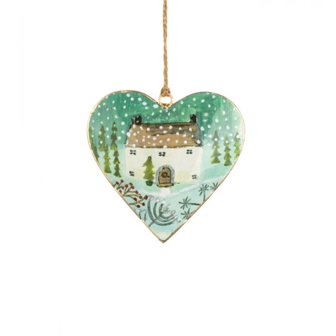 Shoeless Joe Little House Heart Hanging Decoration