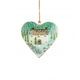 Little House Heart Hanging Decoration