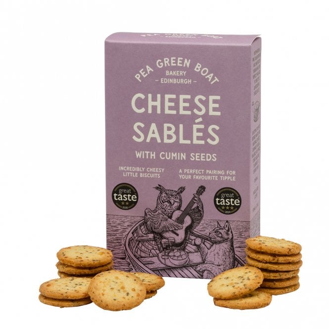 Shortbread House Cheese Sables with Cumin Seeds 80g Box