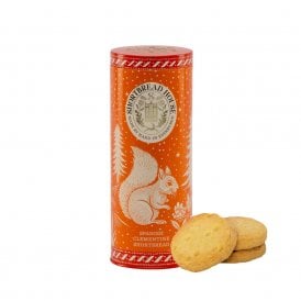 Spanish Clementine Shortbread Round 200g Tin
