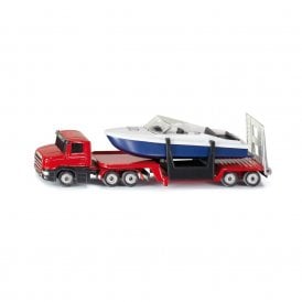 Low Loader with Boat Toy Vehicle