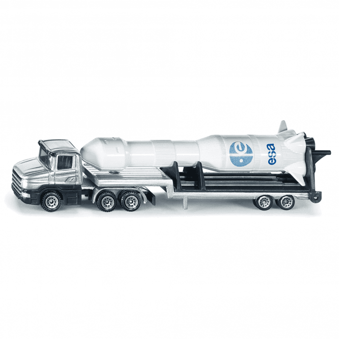Siku Toys Low Loader with Rocket Toy Vehicle