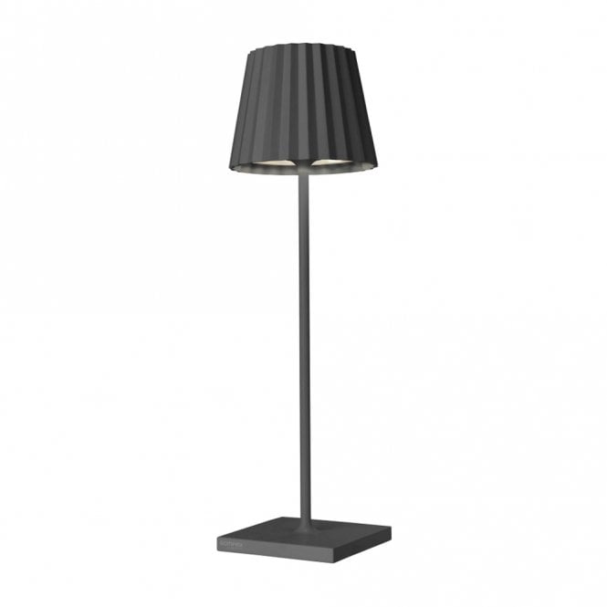 Sompex Anthracite Rechargeable Table Lamp