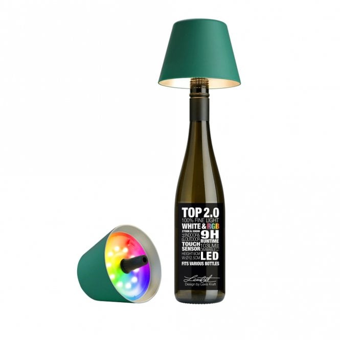 Sompex Green Rechargeable Light Bottle Topper