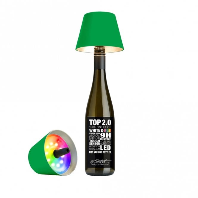 Sompex Neon Green Rechargeable Light Bottle Topper