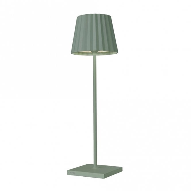 Sompex Olive Green Rechargeable Table Lamp
