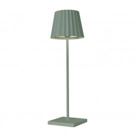 Olive Green Rechargeable Table Lamp