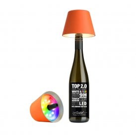 Orange Rechargeable Light Bottle Topper