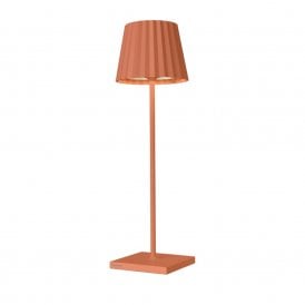 Orange Rechargeable Table Lamp
