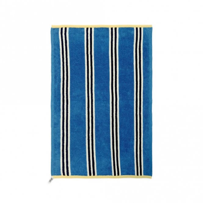 Sophie Home Cobalt Stripe Terry Toweling Hand Towel