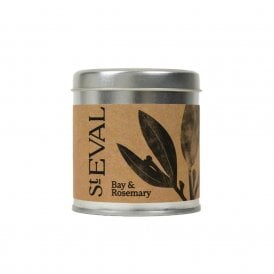 Bay & Rosemary Scented Tin Candle