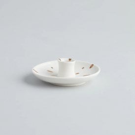 Gold Brushmarks Candle Holder