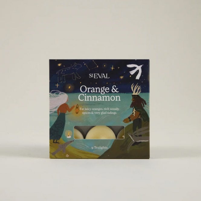 St. Eval Orange & Cinnamon Christmas Scented Tealights