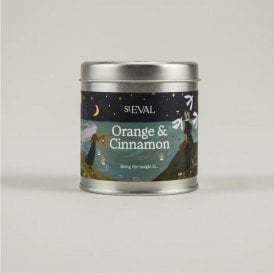 Orange & Cinnamon Christmas Tin Candle