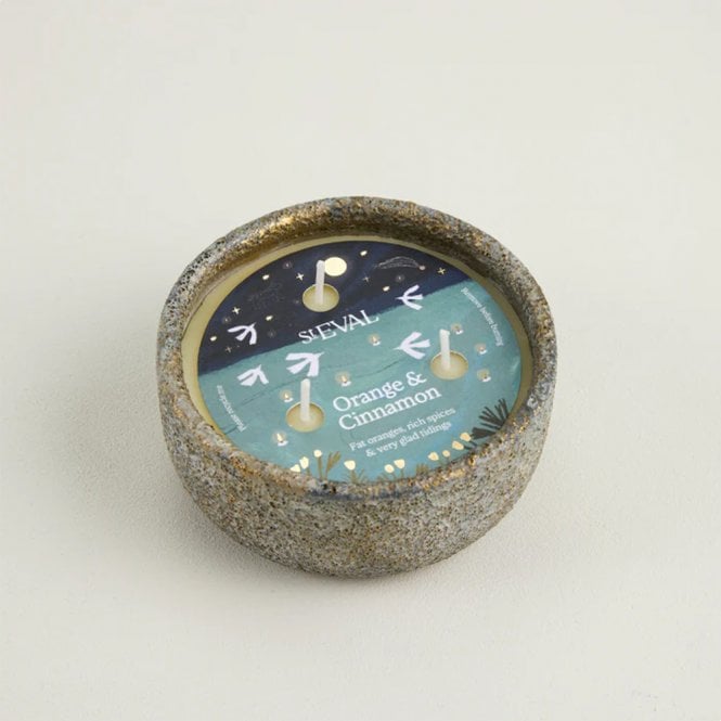 St. Eval Orange & Cinnamon Scented Christmas Small Pot Candle