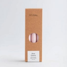Rose Quartz Unscented Dinner Candle Pack