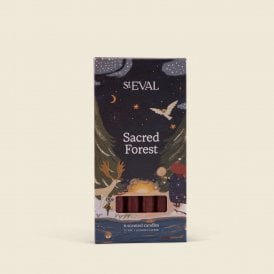 Sacred Forest Christmas Candles Pack of 6