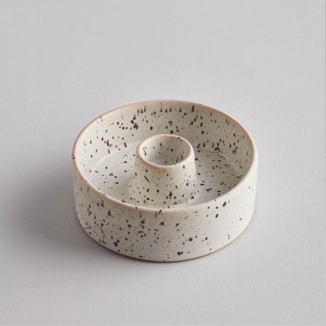 St. Eval Speckled Ceramic Candle Holder