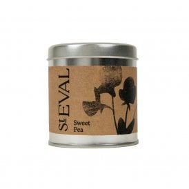 Sweet Pea Scented Tin Candle