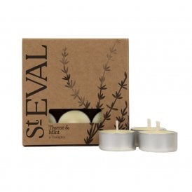 Thyme & Mint Scented Tealights