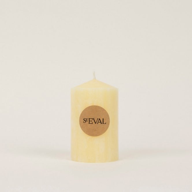 St. Eval Unscented Church Pillar Candle 2