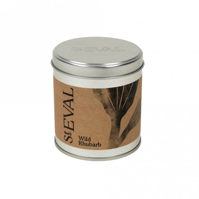 St. Eval Wild Rhubarb Scented Tin Candle