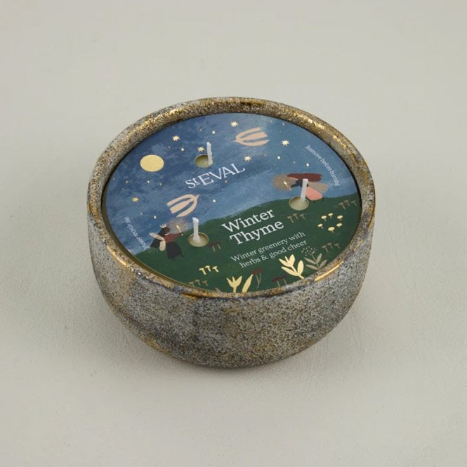 St. Eval Winter Thyme Scented Christmas Multiwick Large Pot Candle