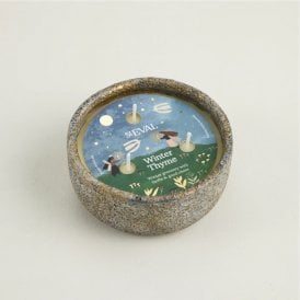 Winter Thyme Scented Christmas Small Pot Candle