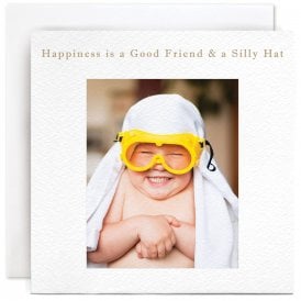 Happiness Is A Good Friend Card