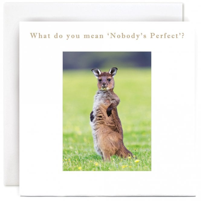 Susan O'Hanlon Nobody's Perfect Card