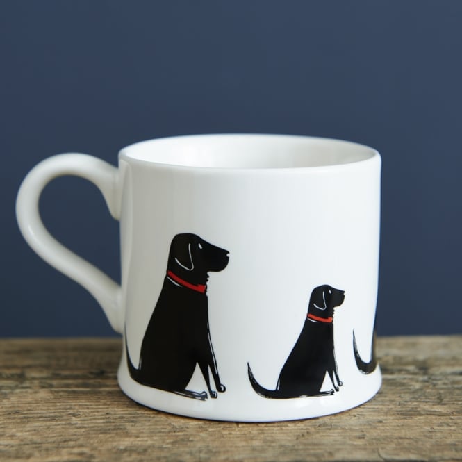 Sweet William Black Labrador Mug