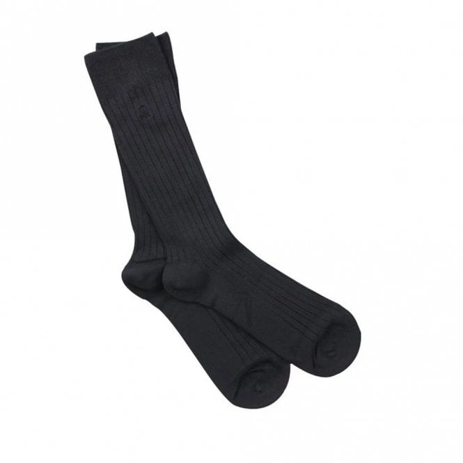 Swole Panda Men's Navy Bamboo Socks