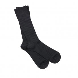 Men's Navy Bamboo Socks