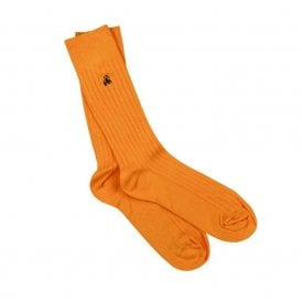 Men's Tangerine Bamboo Socks