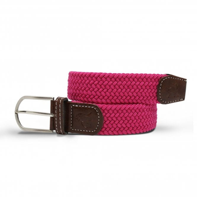 Swole Panda Rich Pink Woven Belt