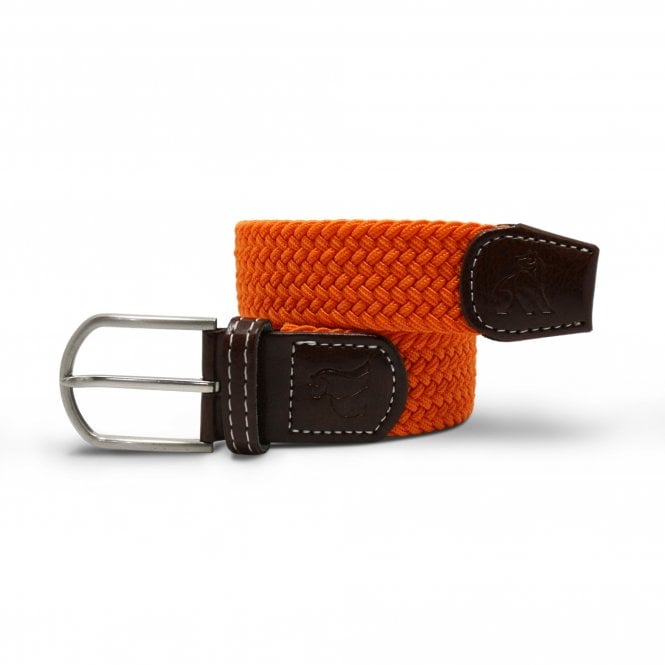 Swole Panda Tangerine Orange Woven Belt