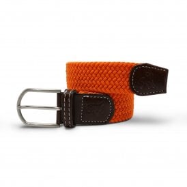 Tangerine Orange Woven Belt