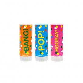 Birthday Brights Mini Confetti Cannons - 3 Pack