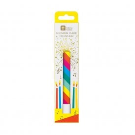Birthday Brights Rainbow Singing Cake Fountain