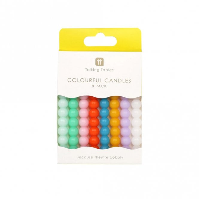 Talking Tables Bobble Colourful Candles