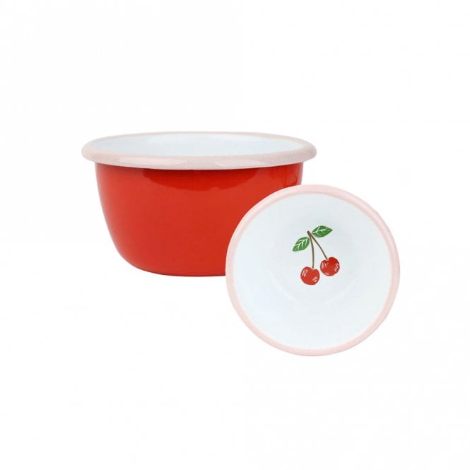 Talking Tables Bon Appetit Cherry Red Enamel Bowl