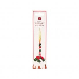 Botanical Holly Christmas Pudding Fountain