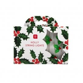 Botanical Holly String Lights