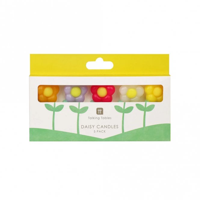 Talking Tables Daisy Multi Coloured Birthday Candles
