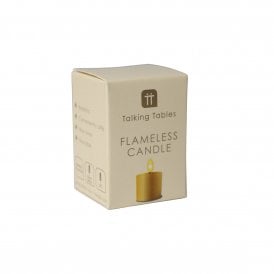 Flameless LED Tealight Candle - Gold
