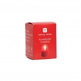 Flameless LED Tealight Candle - Red