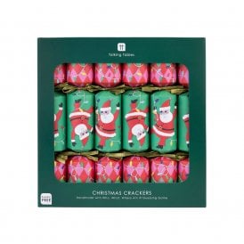 Fun Guy Santa Christmas Crackers Pack of 6