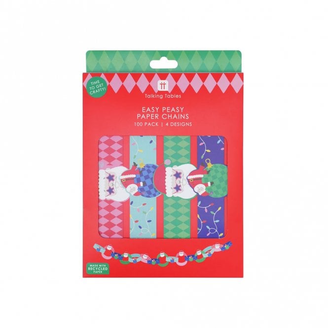 Talking Tables Fun Santa Paperchains 100 Pack