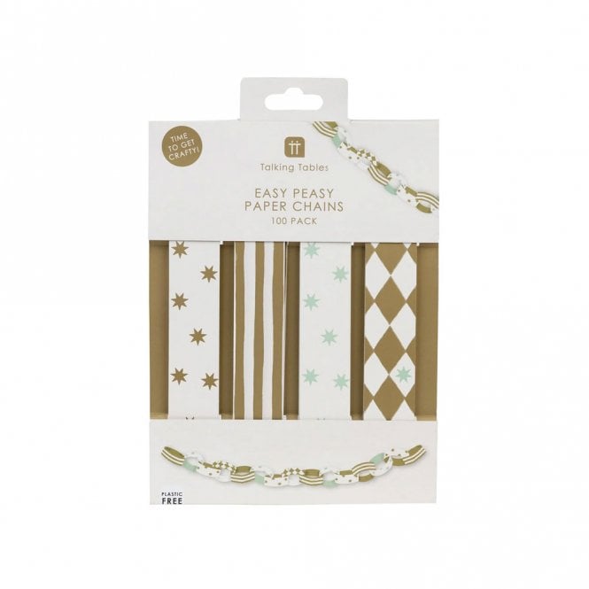 Talking Tables Gilded Paper Chains 100 Pack