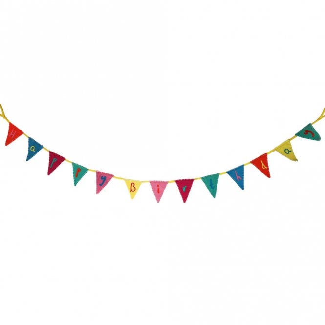 Talking Tables Happy Birthday Felt Bunting